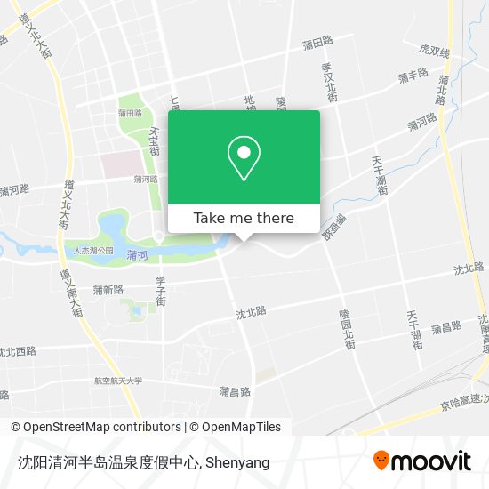 沈阳清河半岛温泉度假中心 map