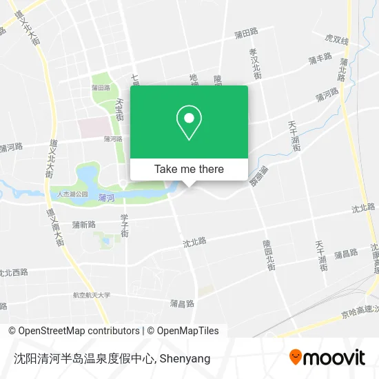 沈阳清河半岛温泉度假中心 map