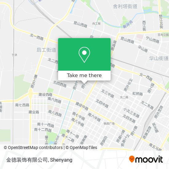 金德装饰有限公司 map