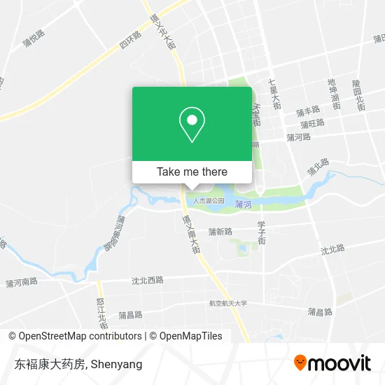 东褔康大药房 map