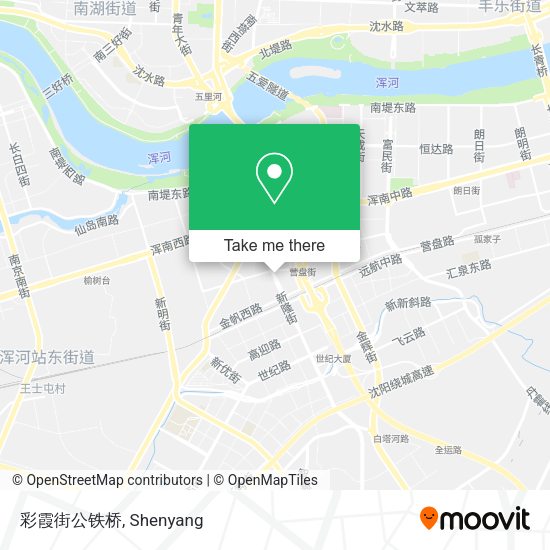 彩霞街公铁桥 map
