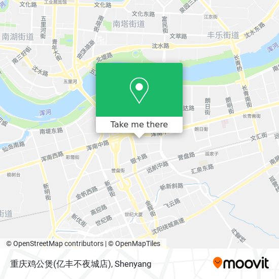 重庆鸡公煲(亿丰不夜城店) map