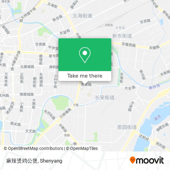 麻辣烫鸡公煲 map
