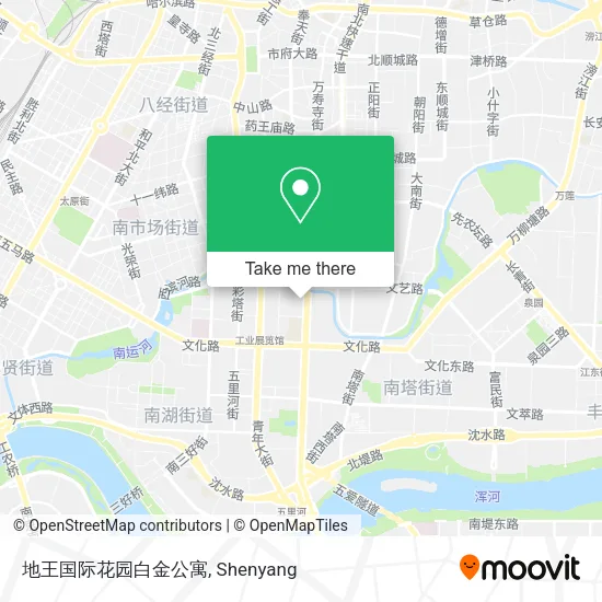 地王国际花园白金公寓 map