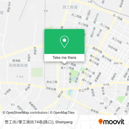 赞工街/肇工南街74巷(路口) map