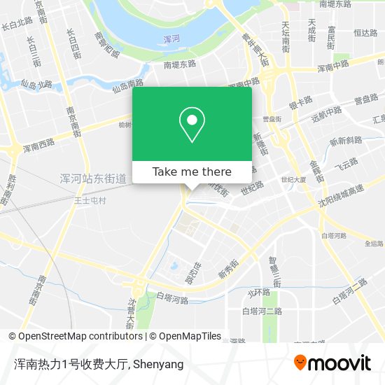 浑南热力1号收费大厅 map