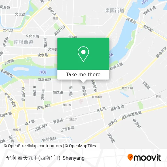 华润·奉天九里(西南1门) map