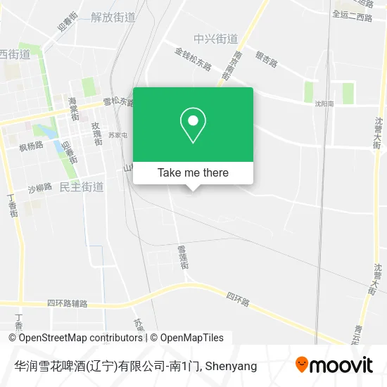 华润雪花啤酒(辽宁)有限公司-南1门 map