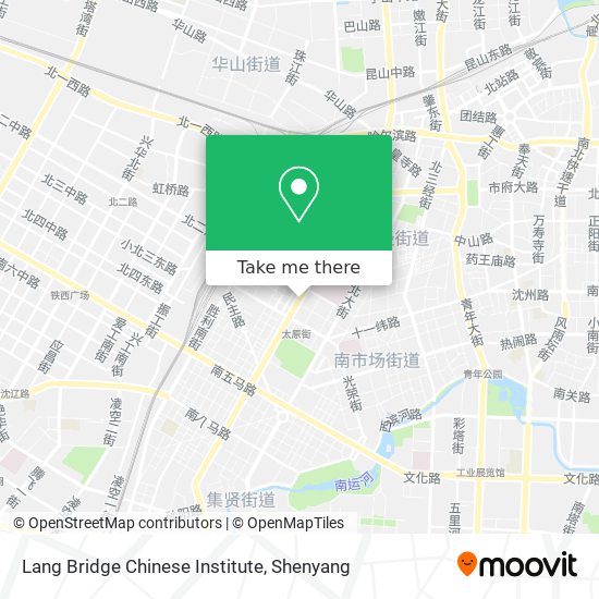 Lang Bridge Chinese Institute map