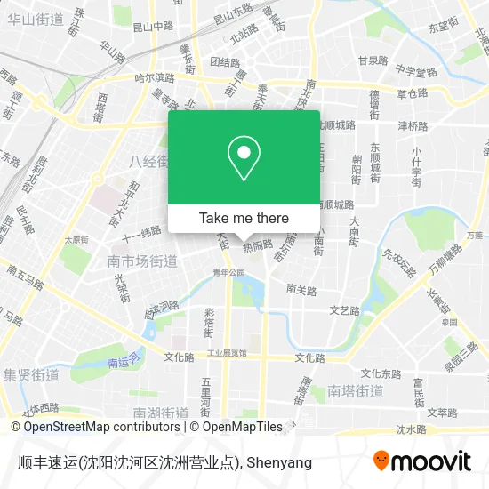 顺丰速运(沈阳沈河区沈洲营业点) map