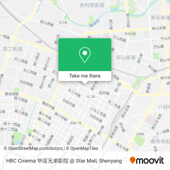HBC Cinema 华谊兄弟影院 @ Star Mall map