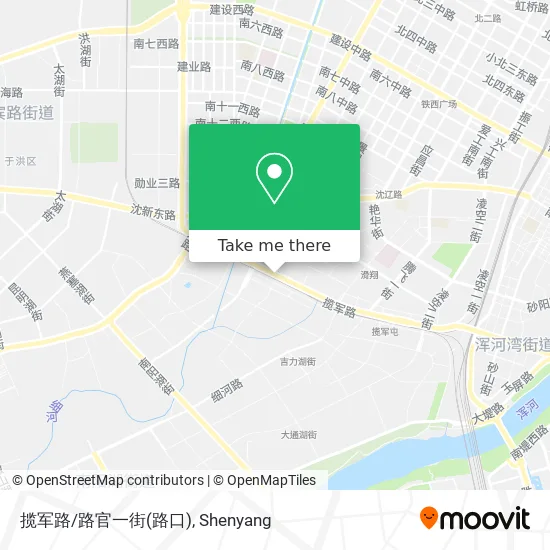 揽军路/路官一街(路口) map