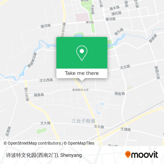 诗波特文化园(西南2门) map