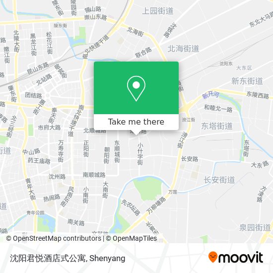 沈阳君悦酒店式公寓 map