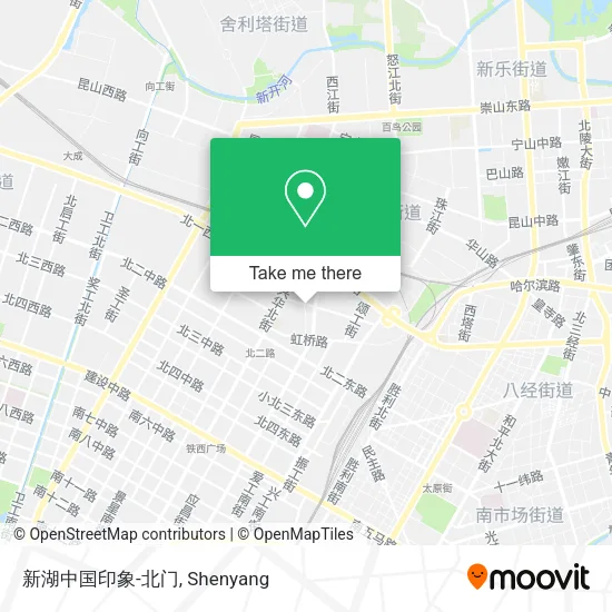 新湖中国印象-北门 map