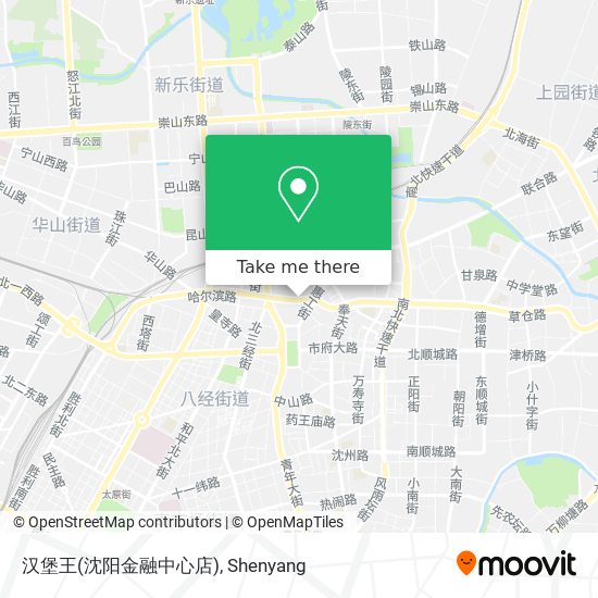 汉堡王(沈阳金融中心店) map