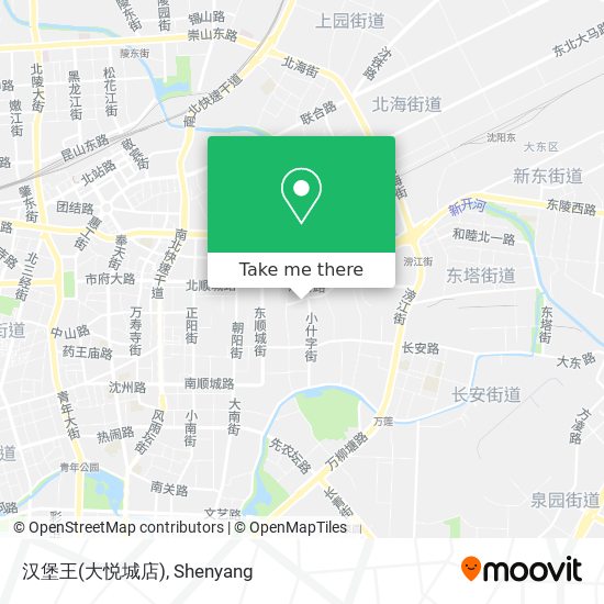 汉堡王(大悦城店) map