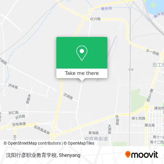 沈阳行彦职业教育学校 map