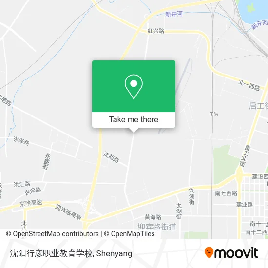 沈阳行彦职业教育学校 map