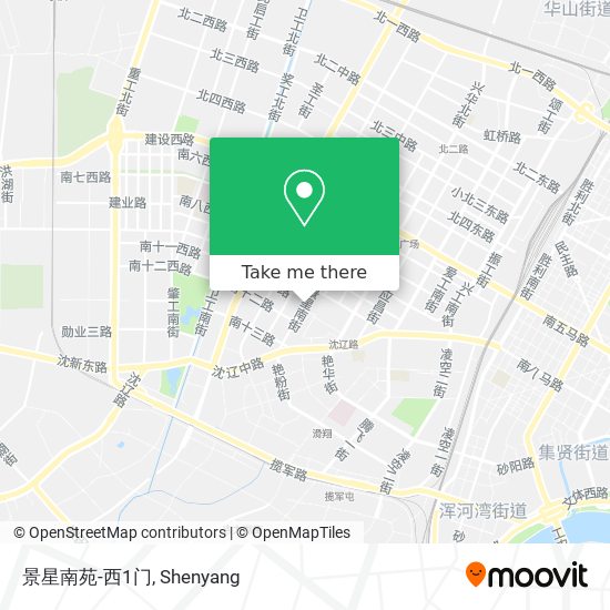 景星南苑-西1门 map