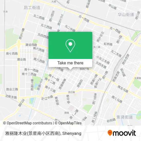 雅丽隆木业(景星南小区西南) map