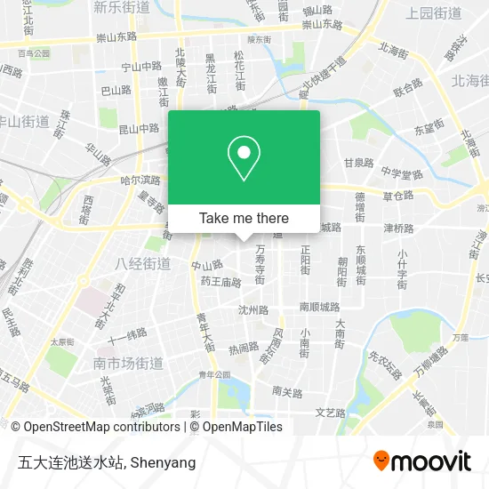 五大连池送水站 map