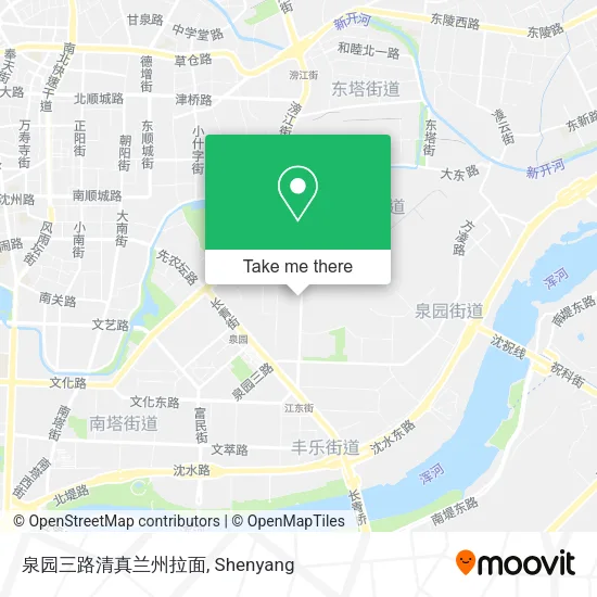 泉园三路清真兰州拉面 map
