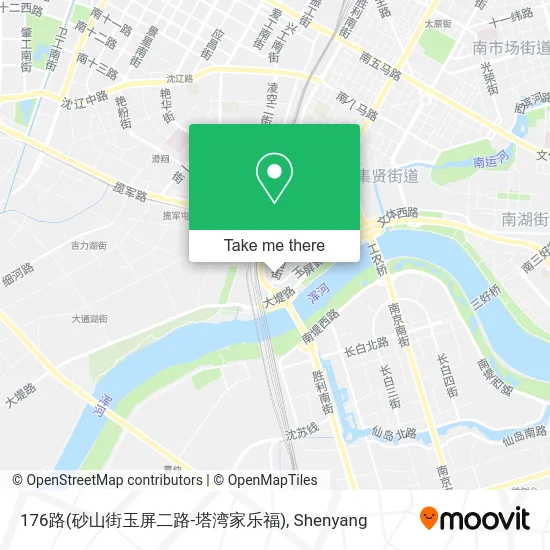 176路(砂山街玉屏二路-塔湾家乐福) map