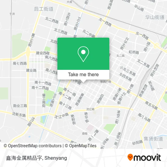 鑫海金属精品字 map