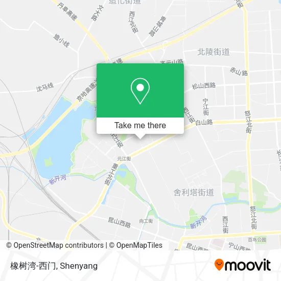 橡树湾-西门 map