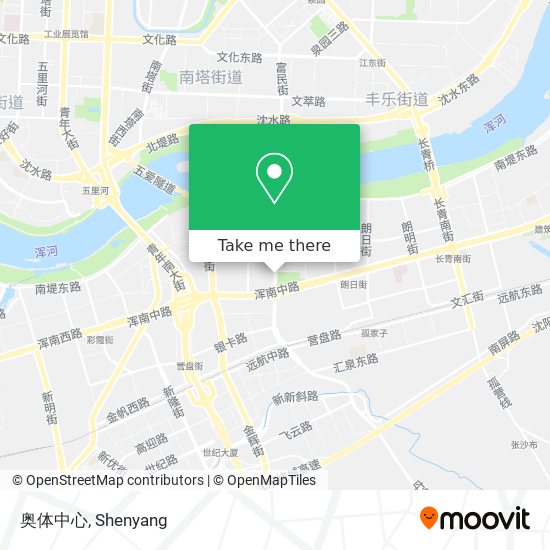 奥体中心 map