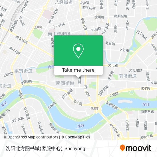 沈阳北方图书城(客服中心) map