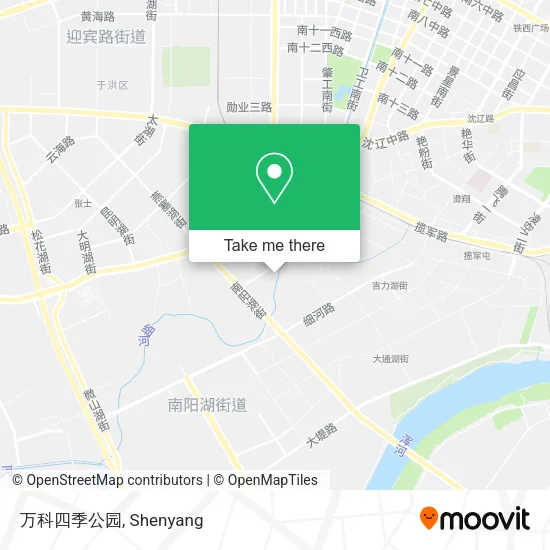 万科四季公园 map