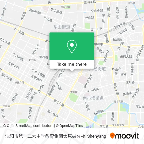 沈阳市第一二六中学教育集团太原街分校 map