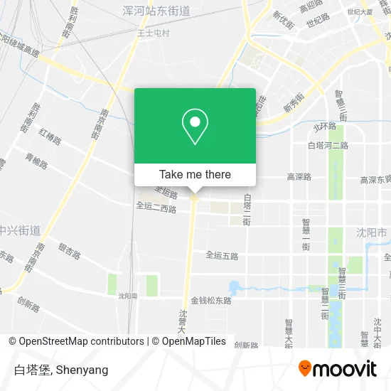 白塔堡 map