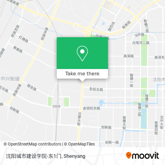沈阳城市建设学院-东1门 map