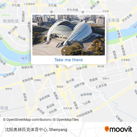 沈阳奥林匹克体育中心 map