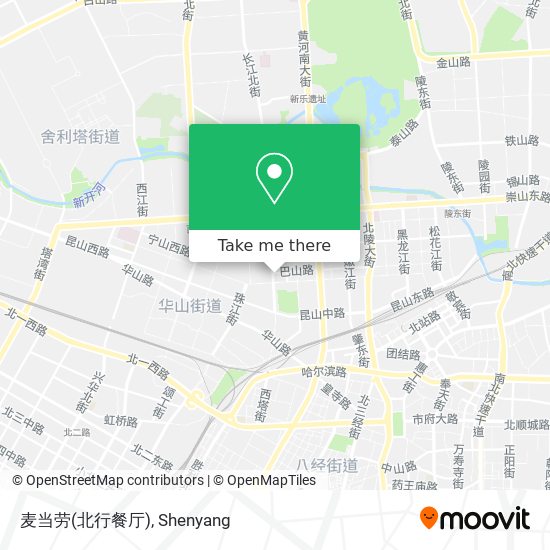 麦当劳(北行餐厅) map