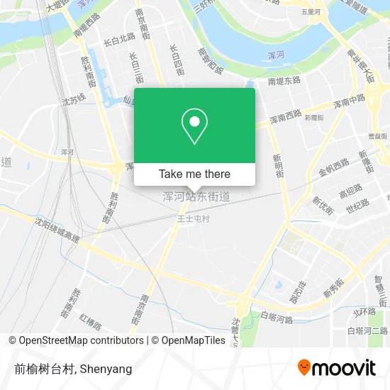 前榆树台村 map
