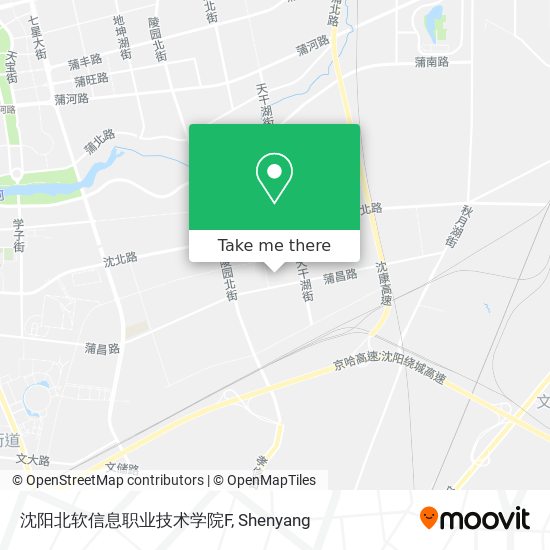 沈阳北软信息职业技术学院F map