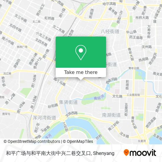 和平广场与和平南大街中兴二巷交叉口 map