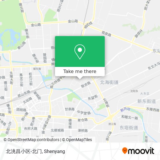 北洮昌小区-北门 map