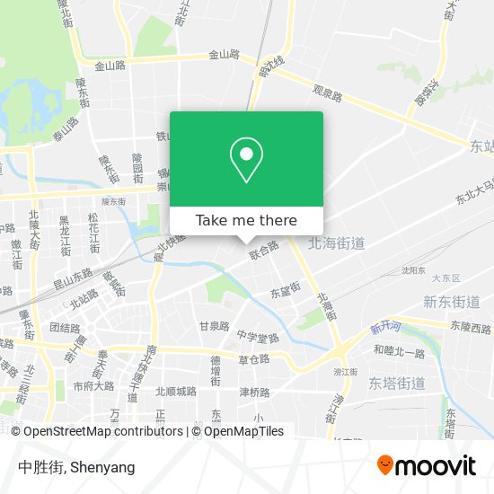 中胜街 map
