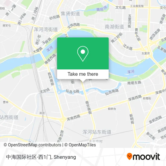 中海国际社区-西1门 map