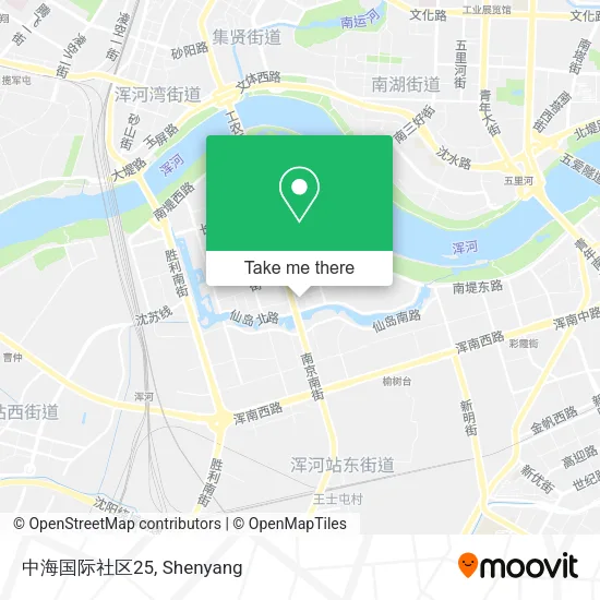 中海国际社区25 map