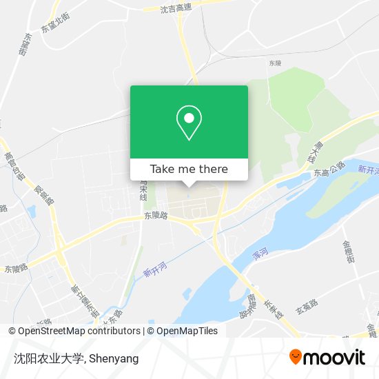 沈阳农业大学 map