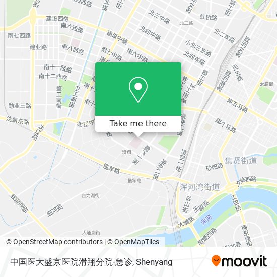 中国医大盛京医院滑翔分院-急诊 map