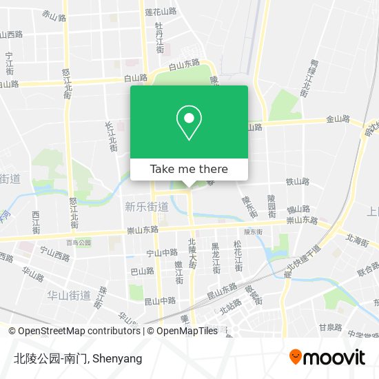北陵公园-南门 map