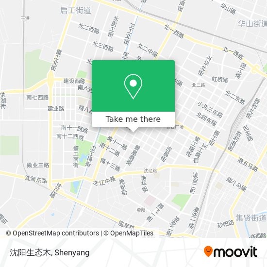 沈阳生态木 map