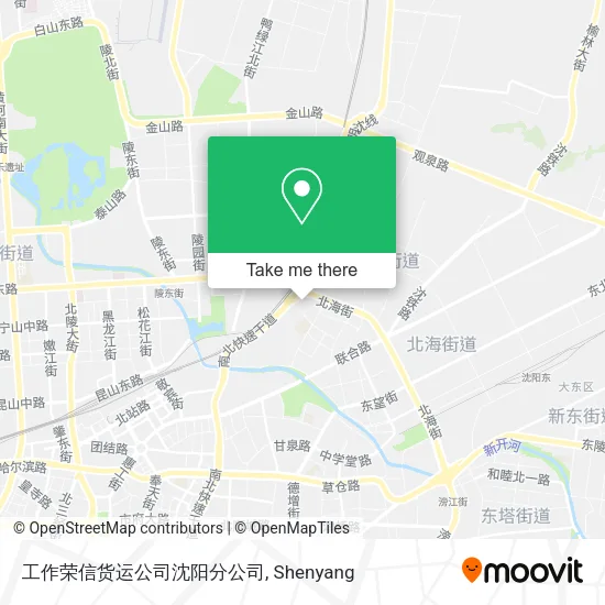工作荣信货运公司沈阳分公司 map